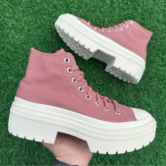 Converse Chuck Taylor All Star Lugged Heel Hi Light Saddle - Picture 3 of 13